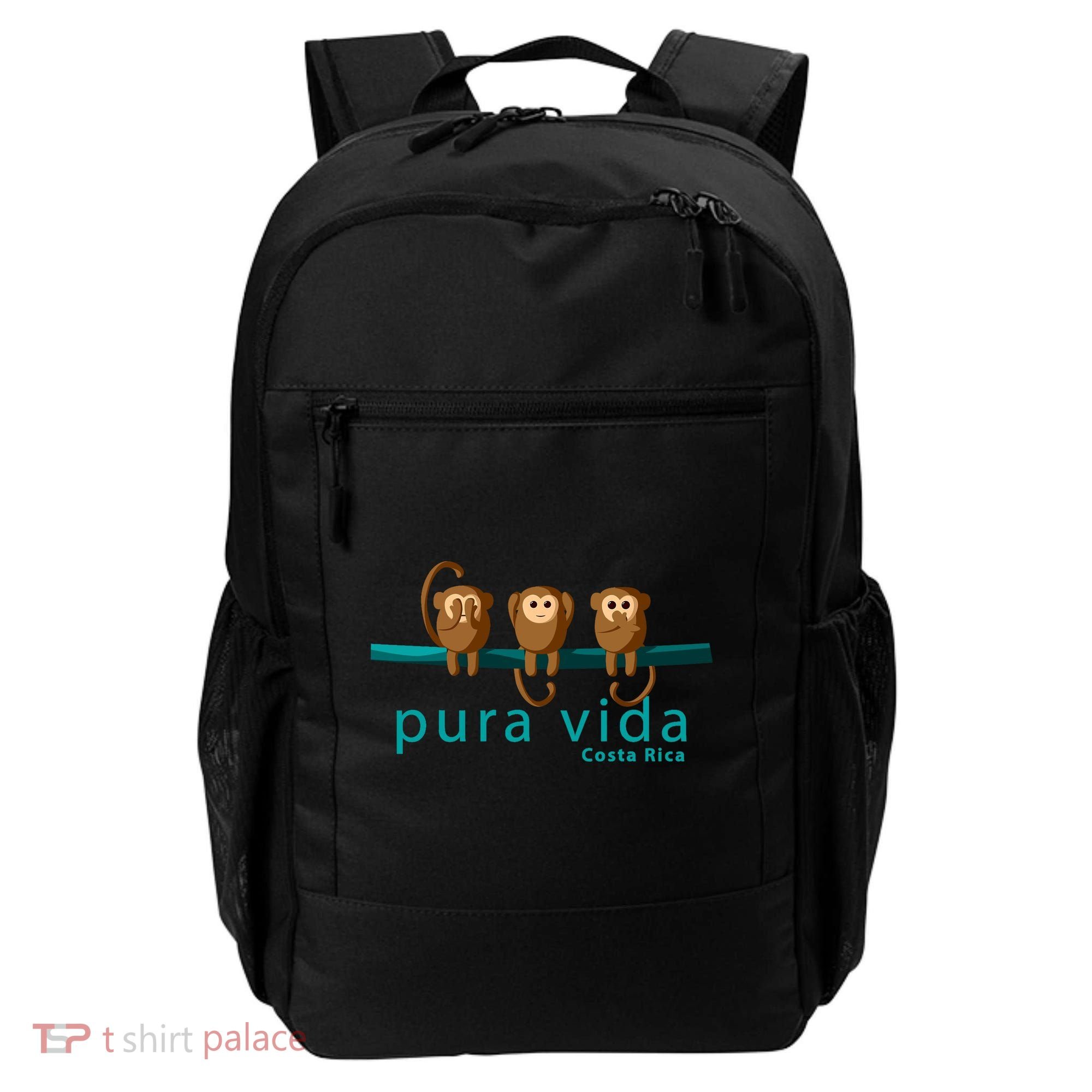 Pura Vida Monkeys Costa Rica Backpack