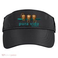 Pura Vida Monkeys Costa Rica Adult Drive Performance Visor thumb 0