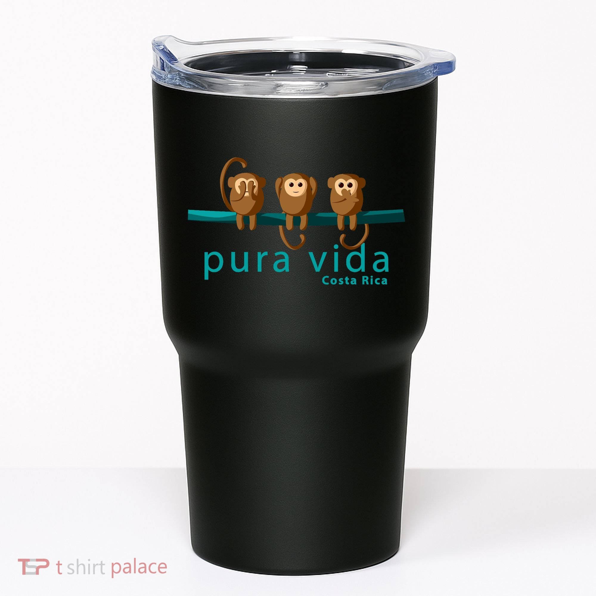 Pura Vida Monkeys Costa Rica Tumbler