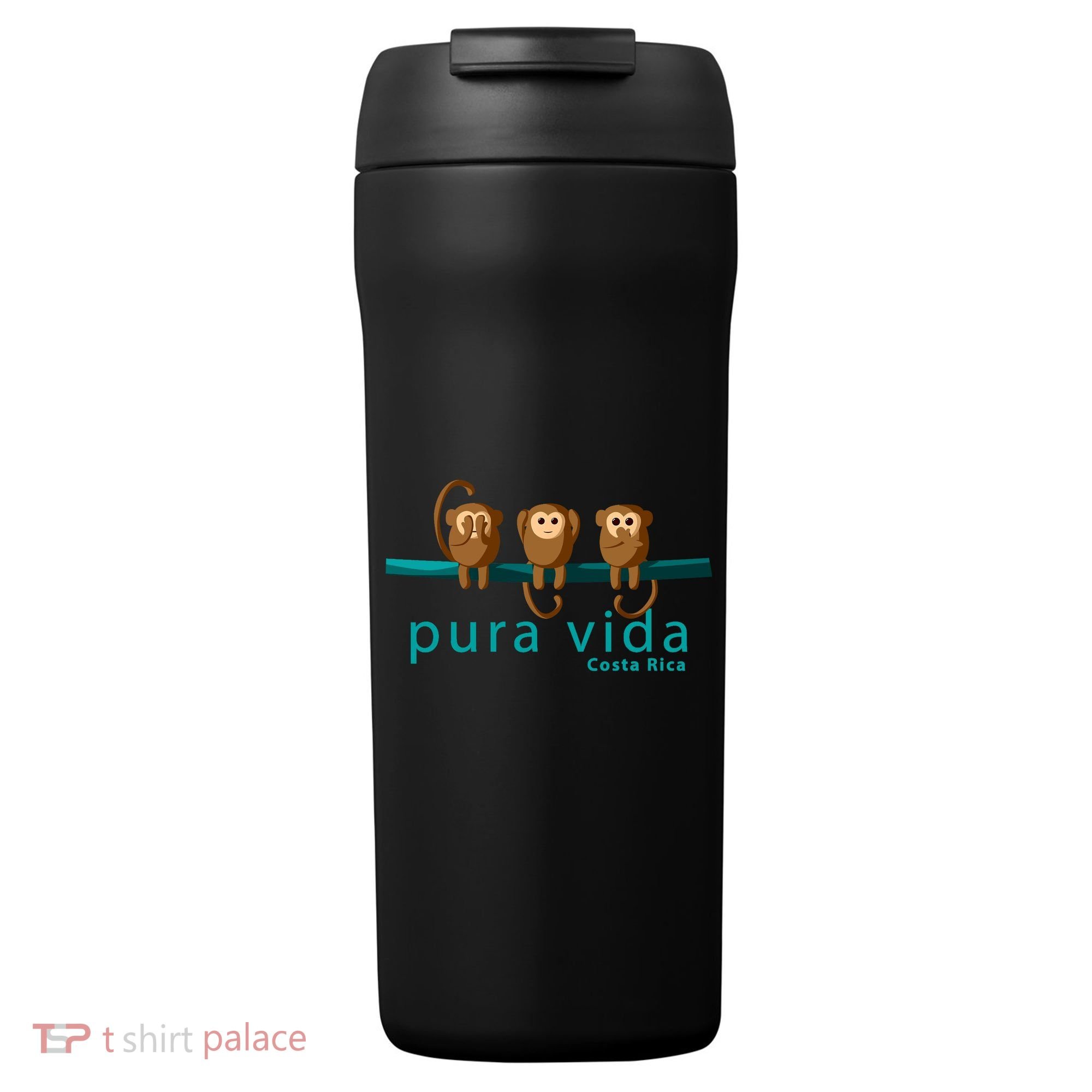 Pura Vida Monkeys Costa Rica 24oz Duet Stainless Steel Tumbler