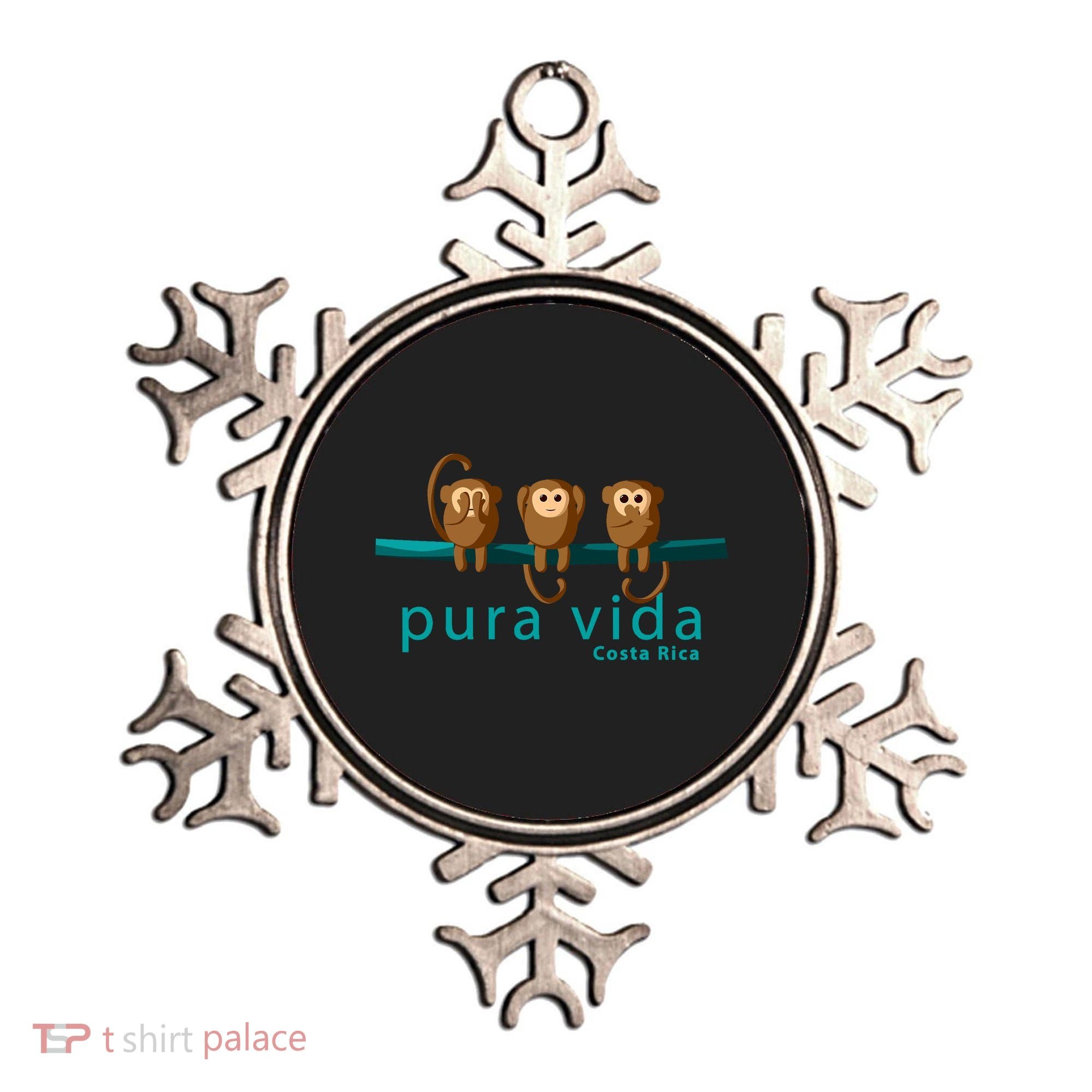 Pura Vida Monkeys Costa Rica Ornament
