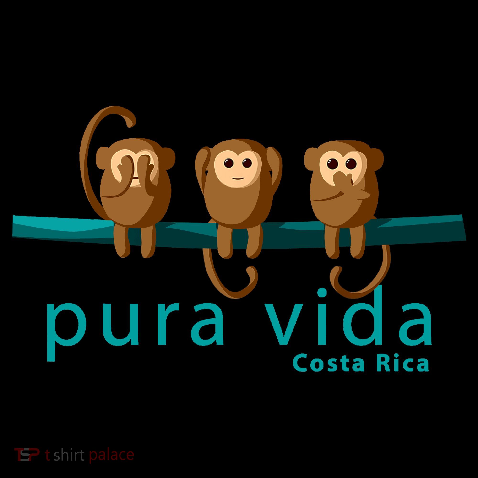 Pura Vida Monkeys Costa Rica Ornament