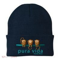 Pura Vida Monkeys Costa Rica Beanie thumb 0