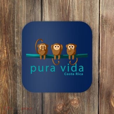 Pura Vida Monkeys Costa Rica Coaster