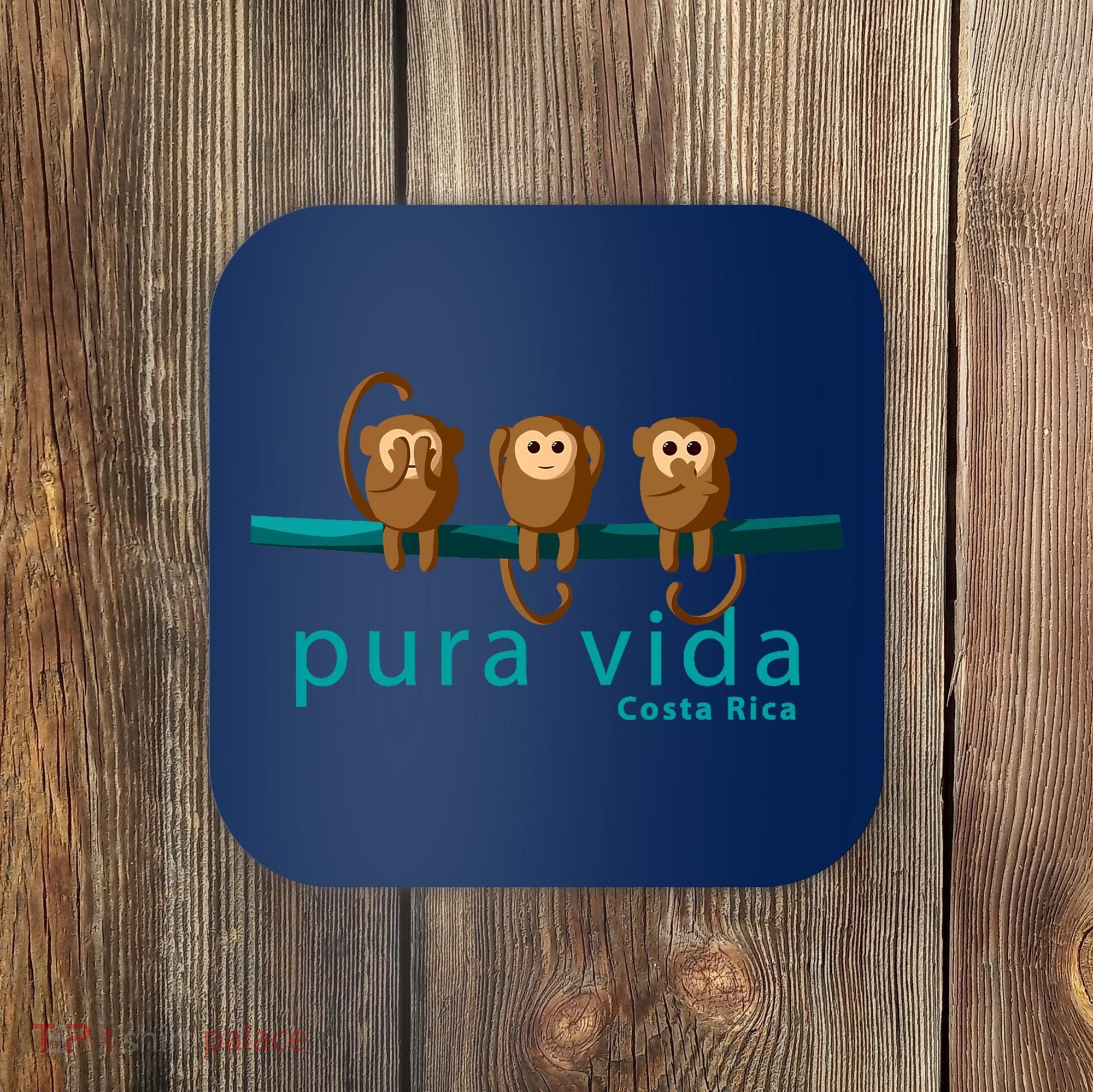 Pura Vida Monkeys Costa Rica Coaster