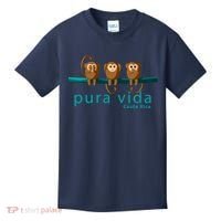 Pura Vida Monkeys Costa Rica Kids T-Shirt thumb 0