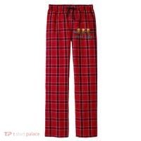 Pura Vida Monkeys Costa Rica Men's Flannel Plaid Pajama Pants thumb 0