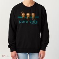 Pura Vida Monkeys Costa Rica Gift Women's Sweatshirt thumb 0