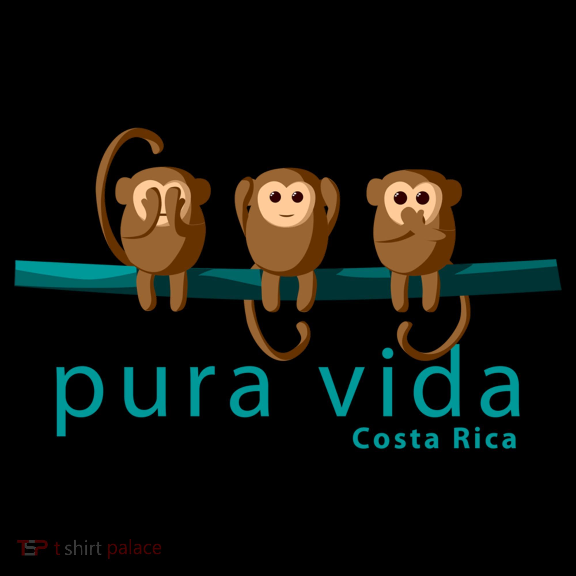 Pura Vida Monkeys Costa Rica Gift Coffee Mug