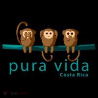 Pura Vida Monkeys Costa Rica Gift Women's Hoodie thumb 2