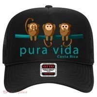 Pura Vida Monkeys Costa Rica Gift Hat thumb 0