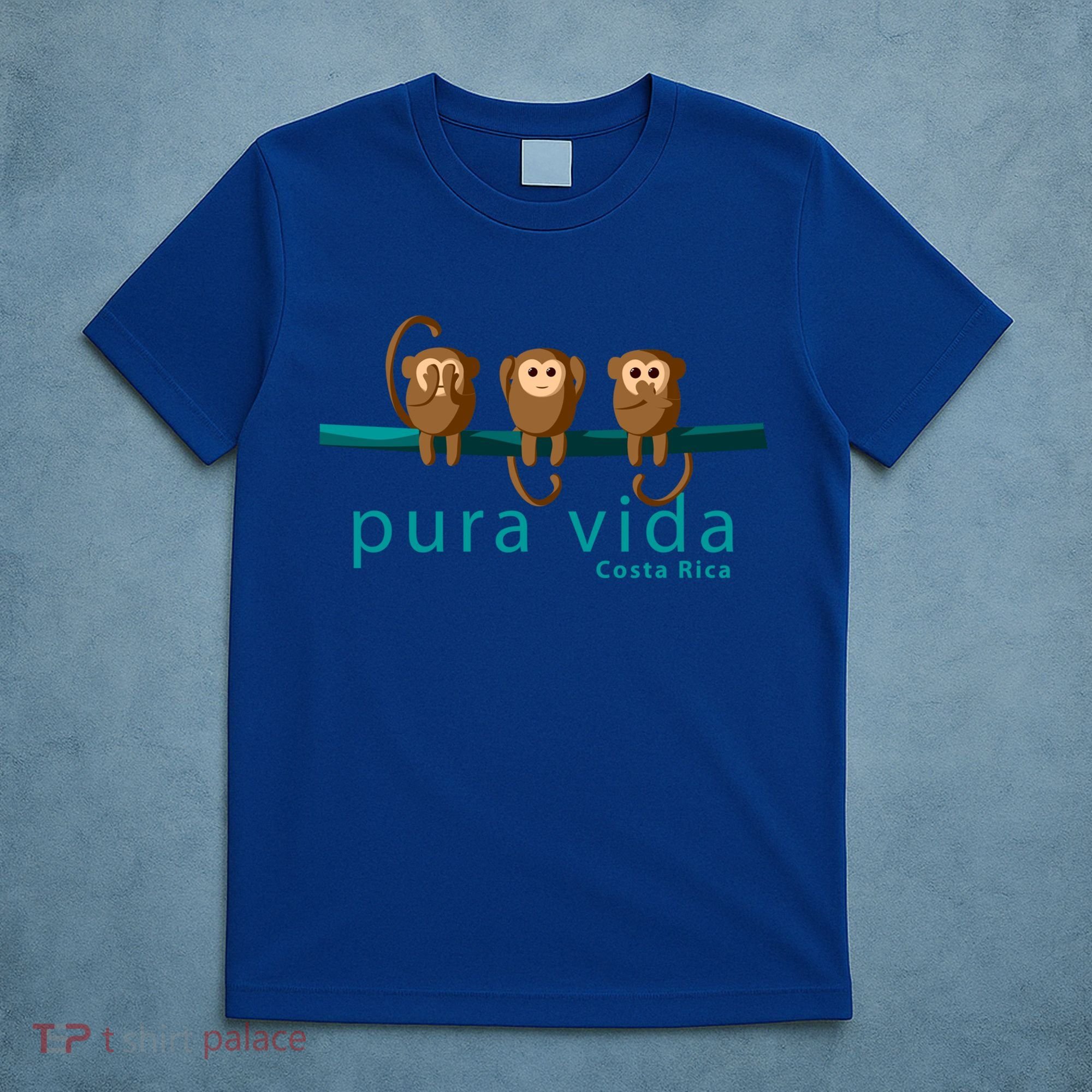 Pura Vida Monkeys Costa Rica Gift T-Shirt
