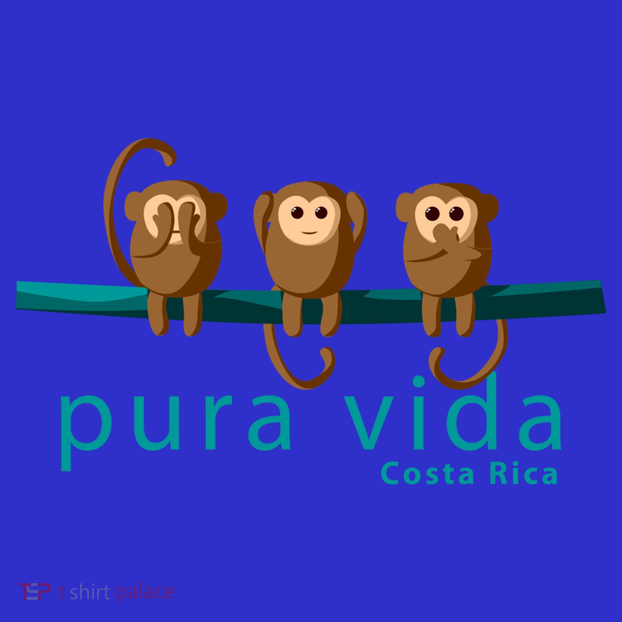 Pura Vida Monkeys Costa Rica Gift Women's Tank Top