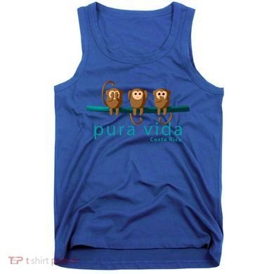 Pura Vida Monkeys Costa Rica Gift Tank Top