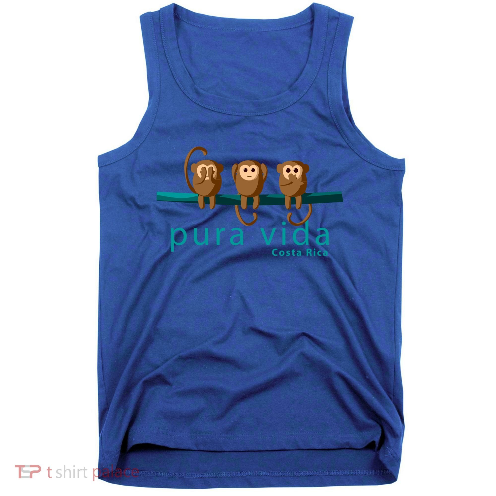 Pura Vida Monkeys Costa Rica Gift Tank Top