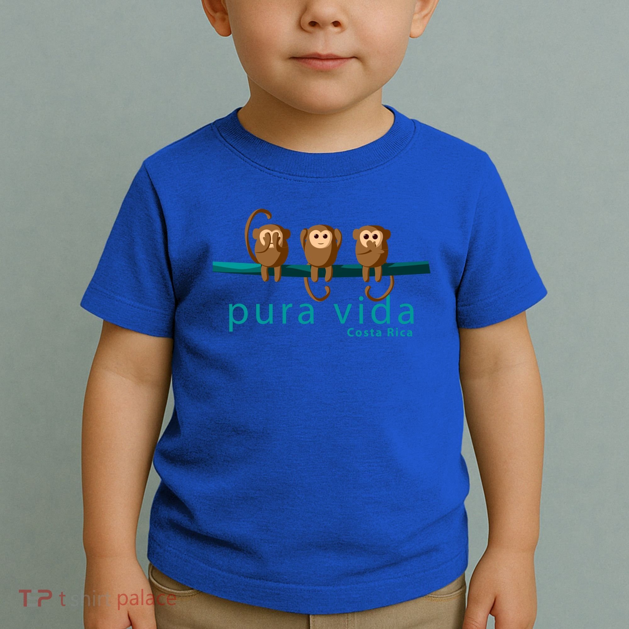 Pura Vida Monkeys Costa Rica Gift Toddler T-Shirt