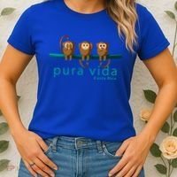 Pura Vida Monkeys Costa Rica Gift Women's T-Shirt thumb 2