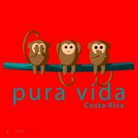 Pura Vida Monkeys Costa Rica Gift Santa Hat thumb 1