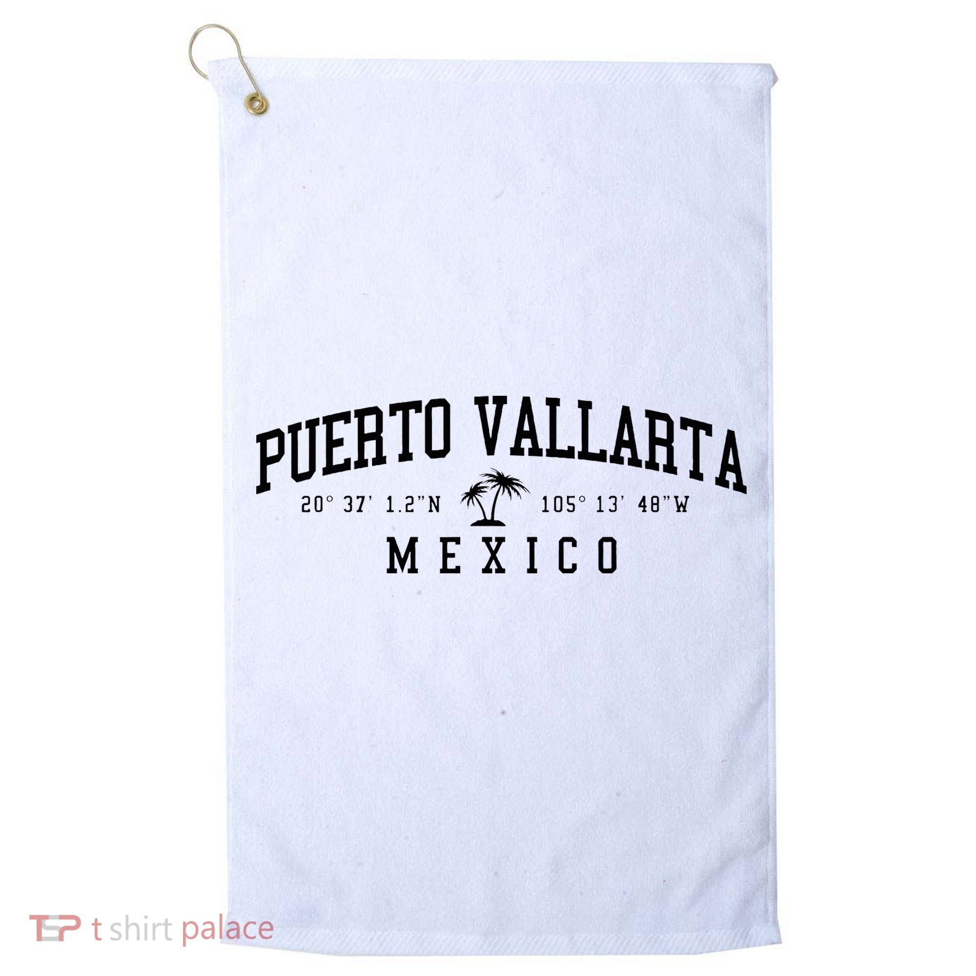 Puerto Vallarta Mexico Beach Golf Towel