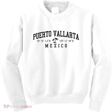 Puerto Vallarta Mexico Beach Kids Sweatshirt