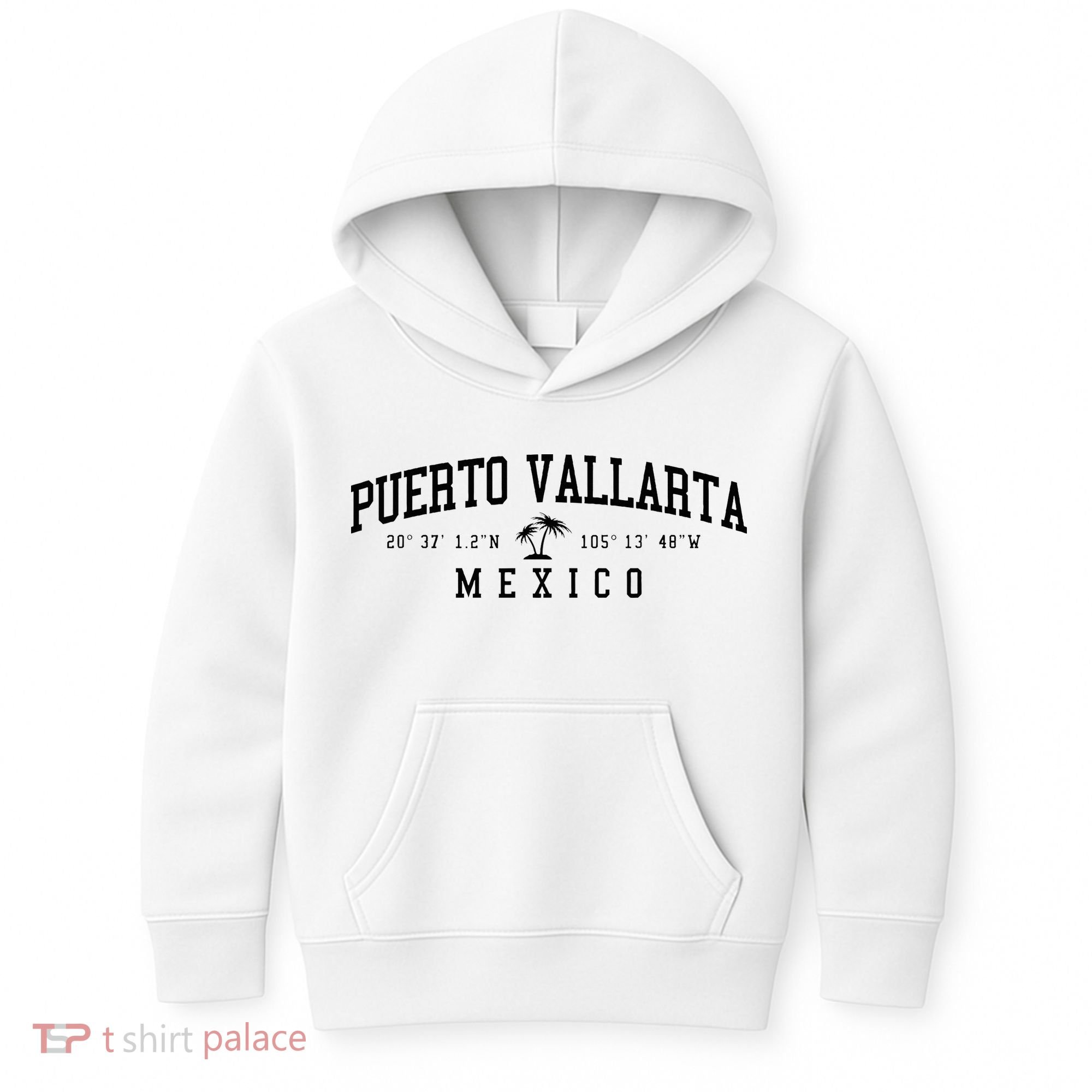 Puerto Vallarta Mexico Beach Kids Hoodie