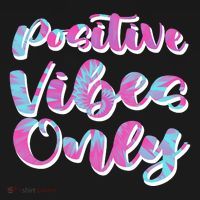Positive Vibes Only Fun Quote Coaster thumb 2