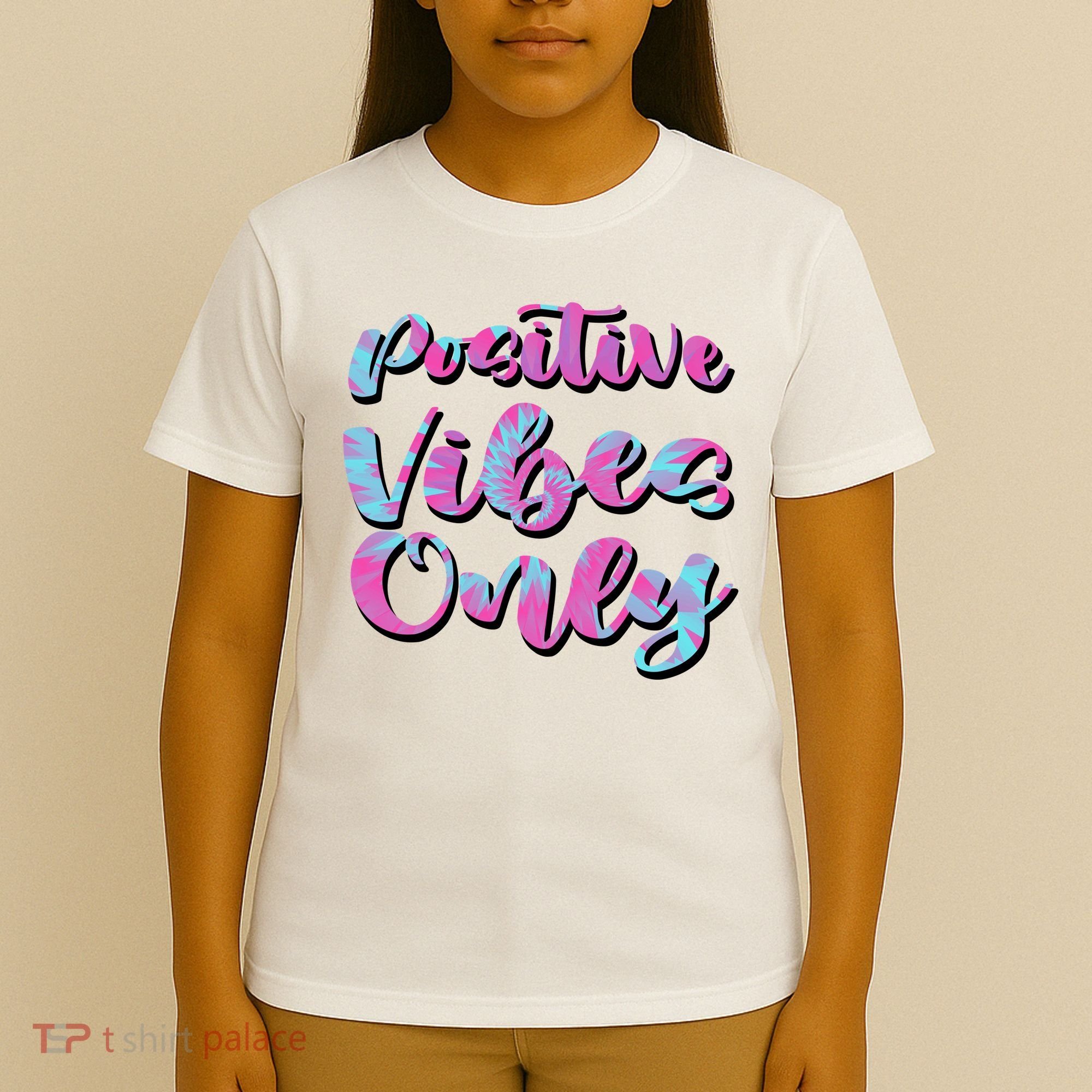 Positive Vibes Only Fun Quote T-Shirt
