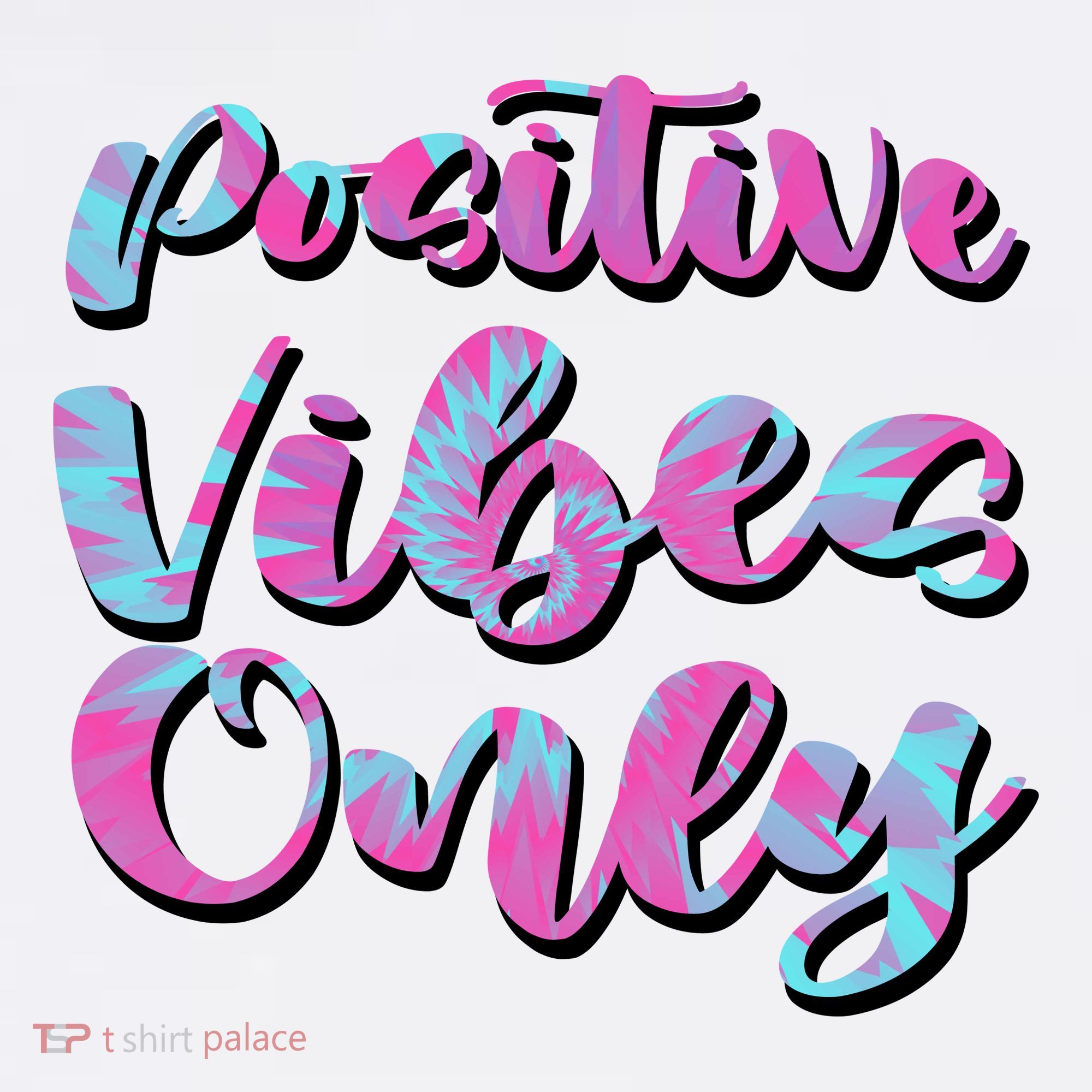 Positive Vibes Only Fun Quote Women's Tank Top