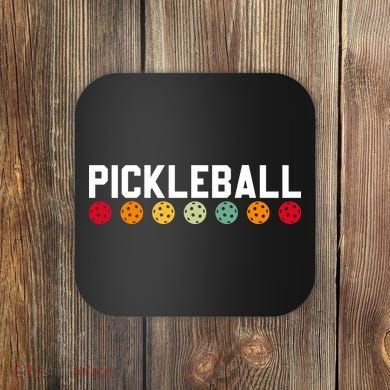 Pickleball Vintage Coaster