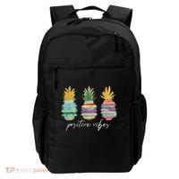 Positive Vibe Pineapple Transfer Day Infertility Ivf Mom Dad Backpack thumb 0