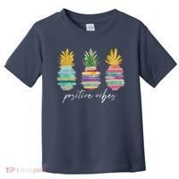 Positive Vibe Pineapple Transfer Day Infertility Ivf Mom Dad Toddler T-Shirt thumb 0