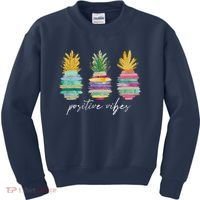 Positive Vibe Pineapple Transfer Day Infertility Ivf Mom Dad Kids Sweatshirt thumb 0