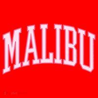 Preppy Varsity Pink Malibu CA California Font Santa Hat thumb 1