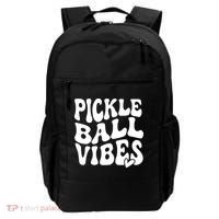 Pickleball Vibes Play Pickleball With Love Backpack thumb 0