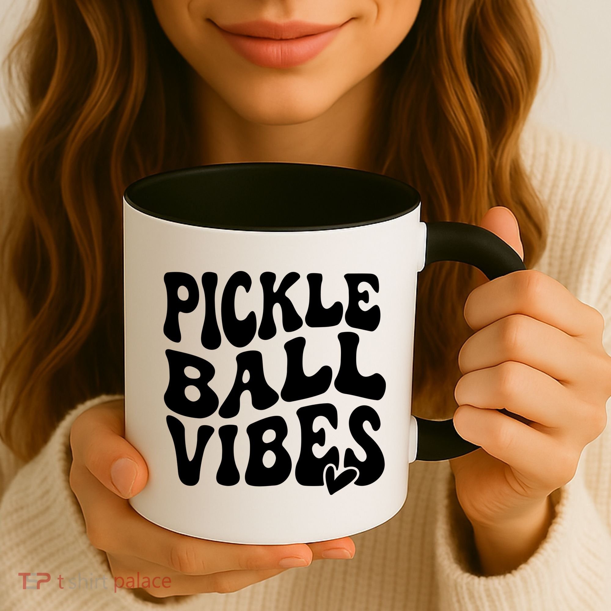 Pickleball Vibes Play Pickleball With Love Coffee Mug