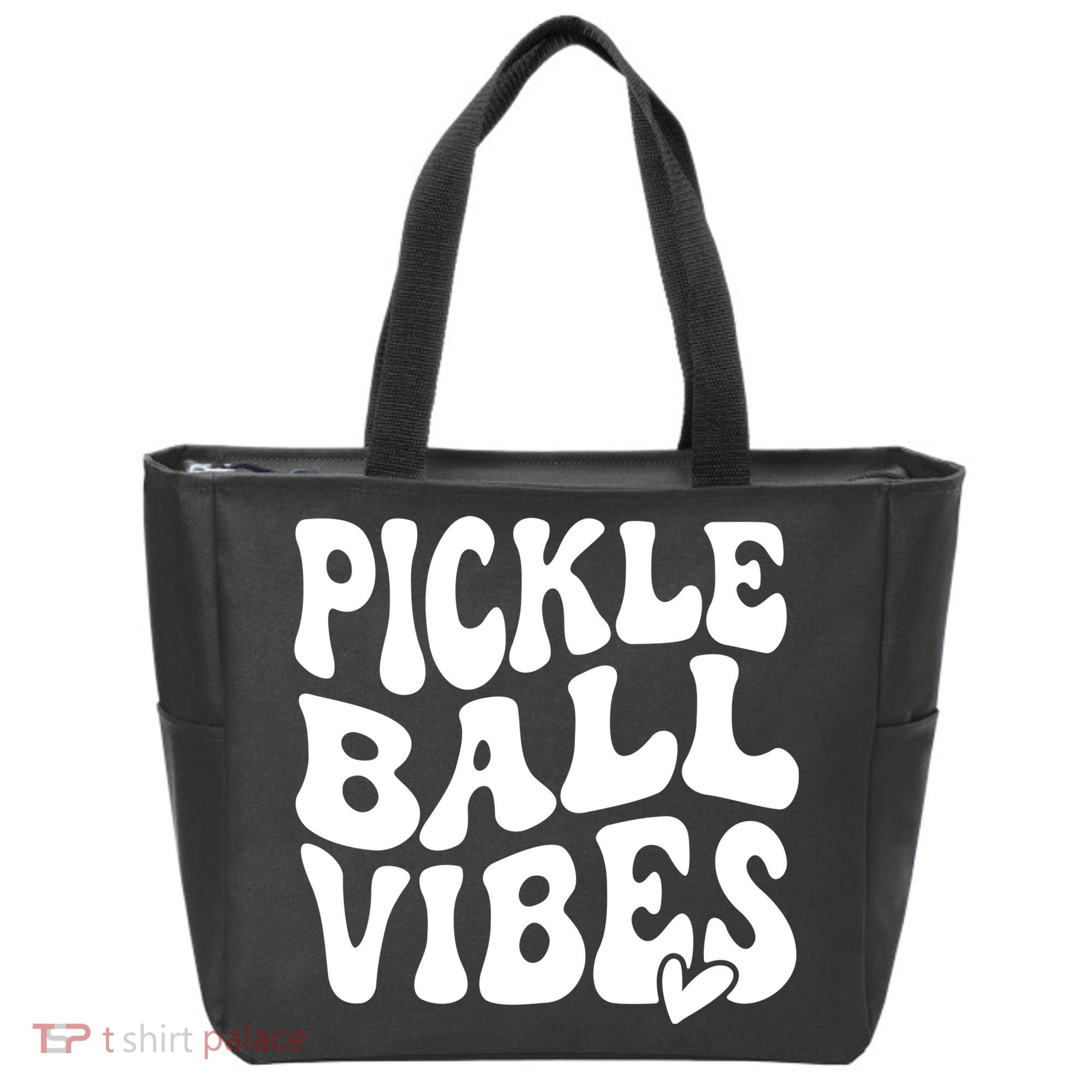 Pickleball Vibes Play Pickleball With Love Tote Bag