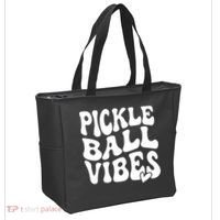 Pickleball Vibes Play Pickleball With Love Tote Bag thumb 2