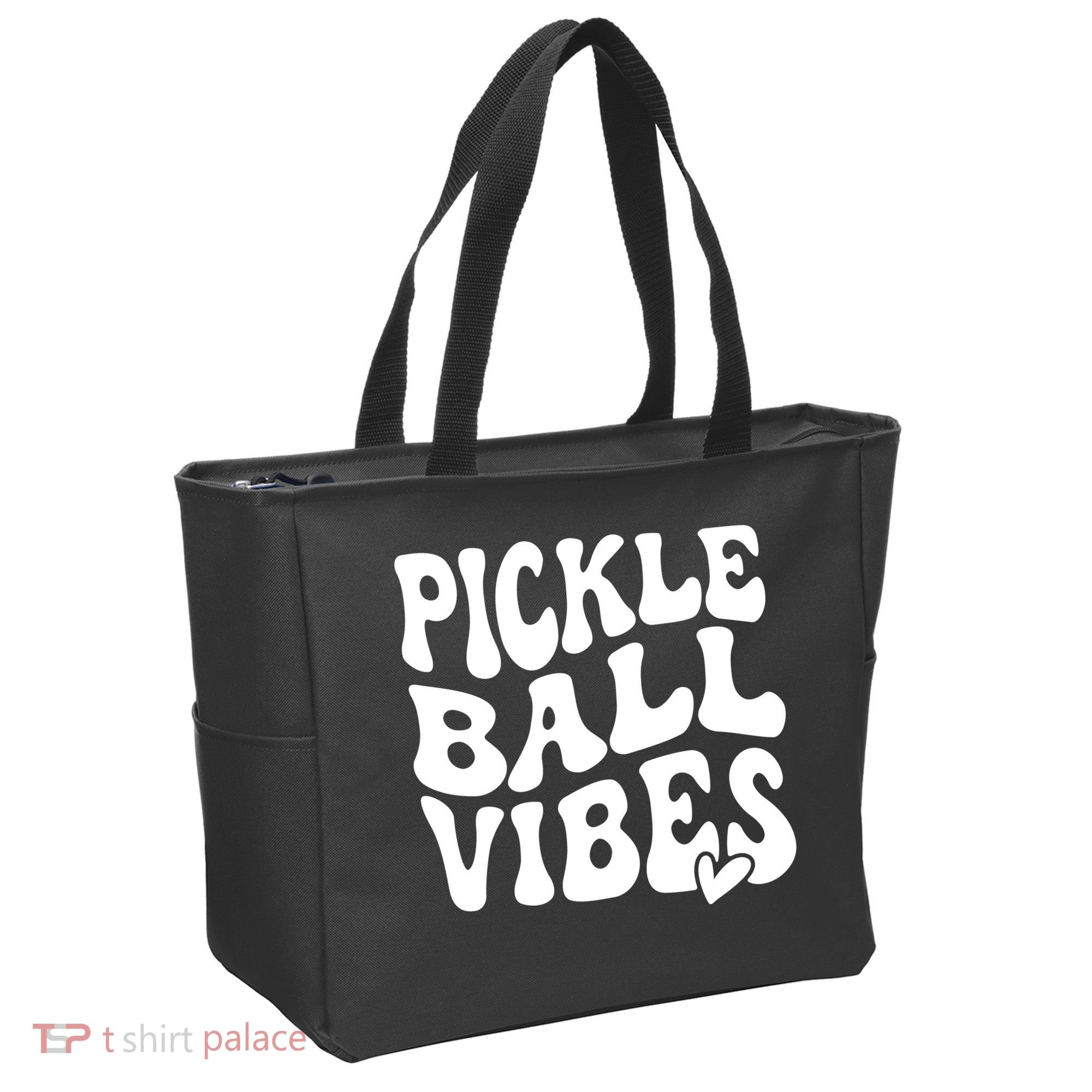 Pickleball Vibes Play Pickleball With Love Tote Bag
