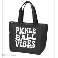 Pickleball Vibes Play Pickleball With Love Tote Bag thumb 3