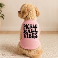 Pickleball Vibes Play Pickleball With Love Doggie Tank thumb 2