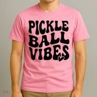 Pickleball Vibes Play Pickleball With Love T-Shirt thumb 3