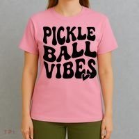 Pickleball Vibes Play Pickleball With Love T-Shirt thumb 4