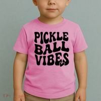 Pickleball Vibes Play Pickleball With Love Toddler T-Shirt thumb 2