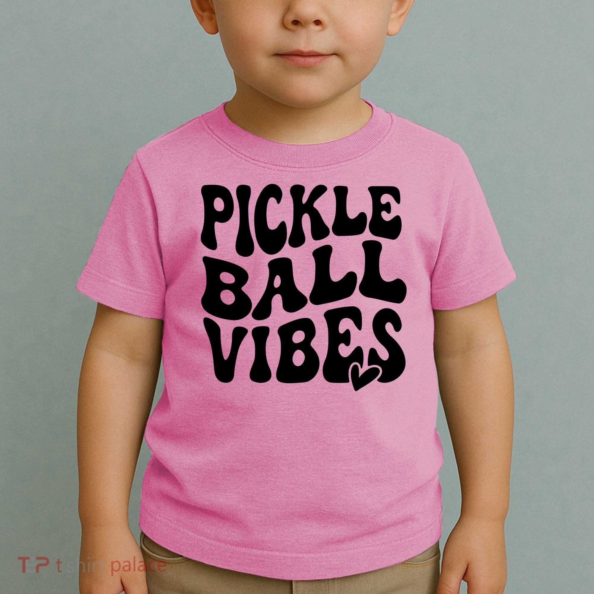 Pickleball Vibes Play Pickleball With Love Toddler T-Shirt