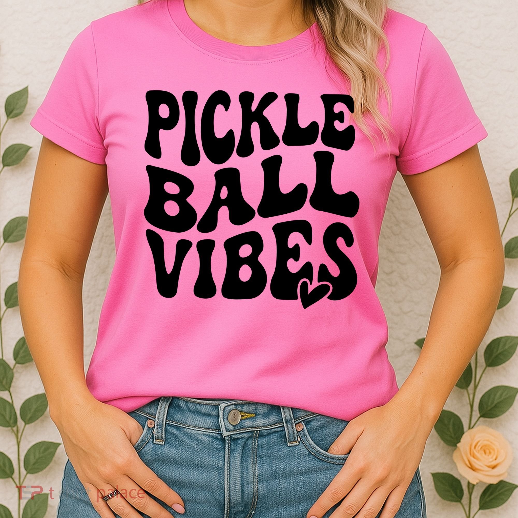 Pickleball Vibes Play Pickleball With Love Women's T-Shirt