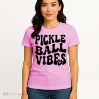 Pickleball Vibes Play Pickleball With Love Women's T-Shirt thumb 4