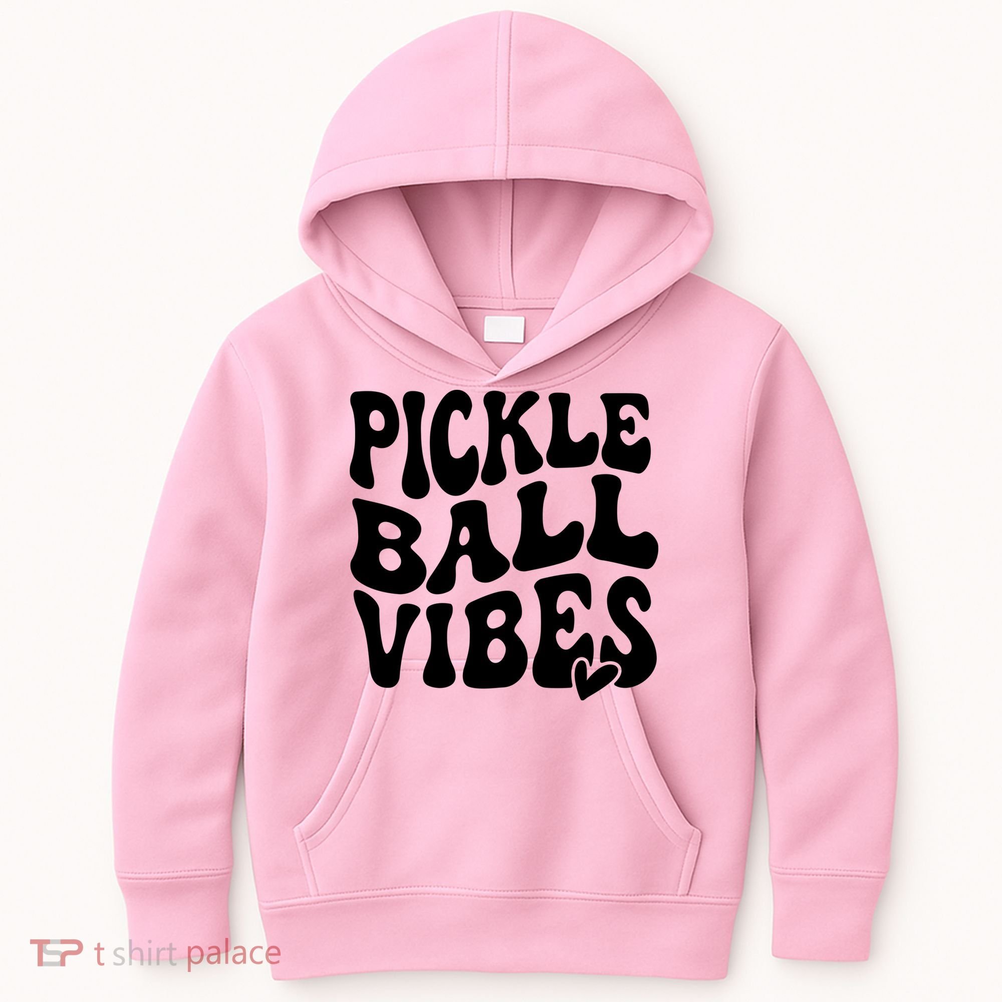 Pickleball Vibes Play Pickleball With Love Kids Hoodie