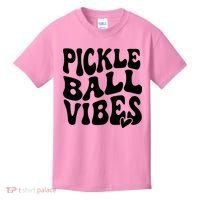 Pickleball Vibes Play Pickleball With Love Kids T-Shirt thumb 0