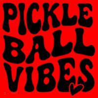 Pickleball Vibes Play Pickleball With Love Santa Hat thumb 1