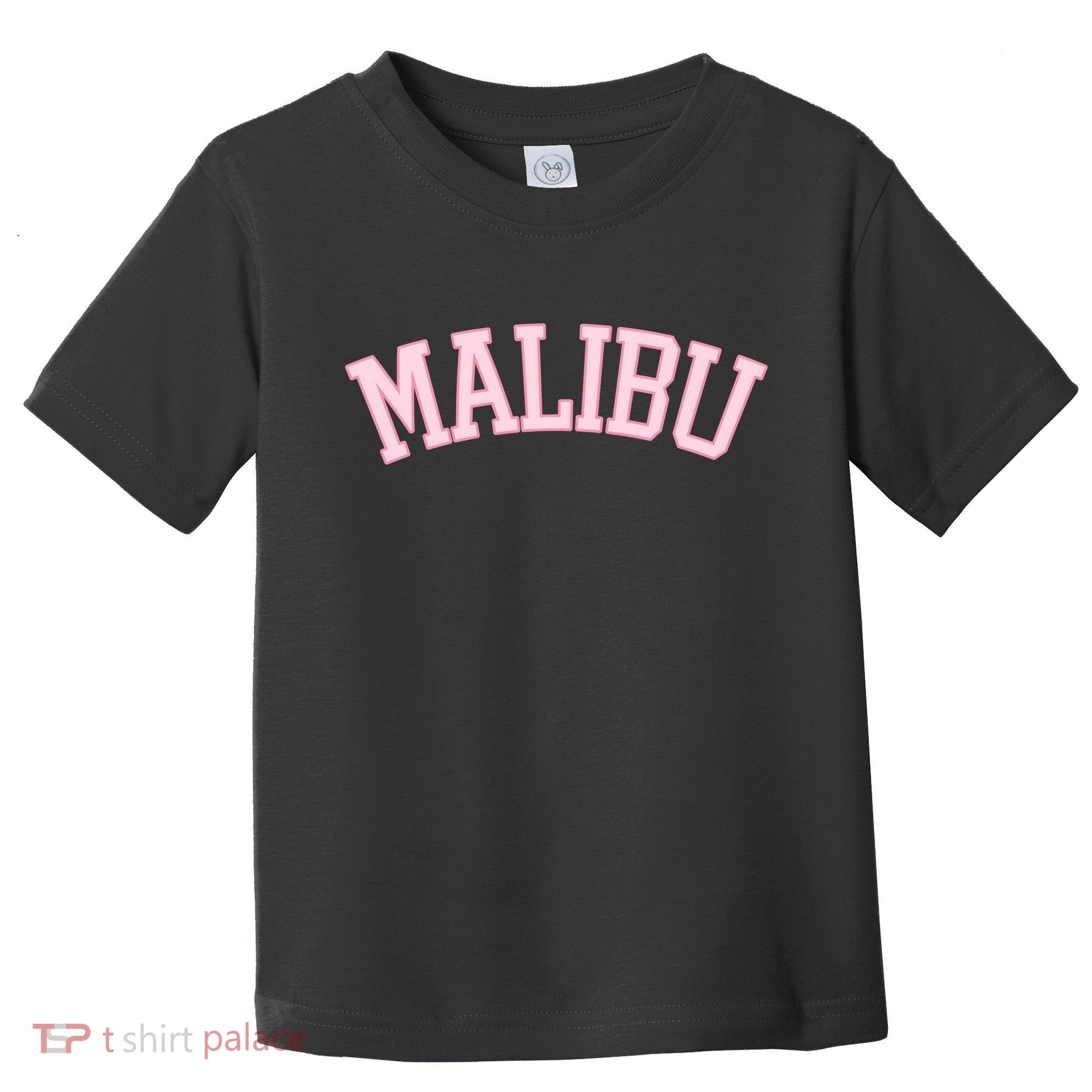 Preppy Varsity Pink Malibu California Toddler T-Shirt